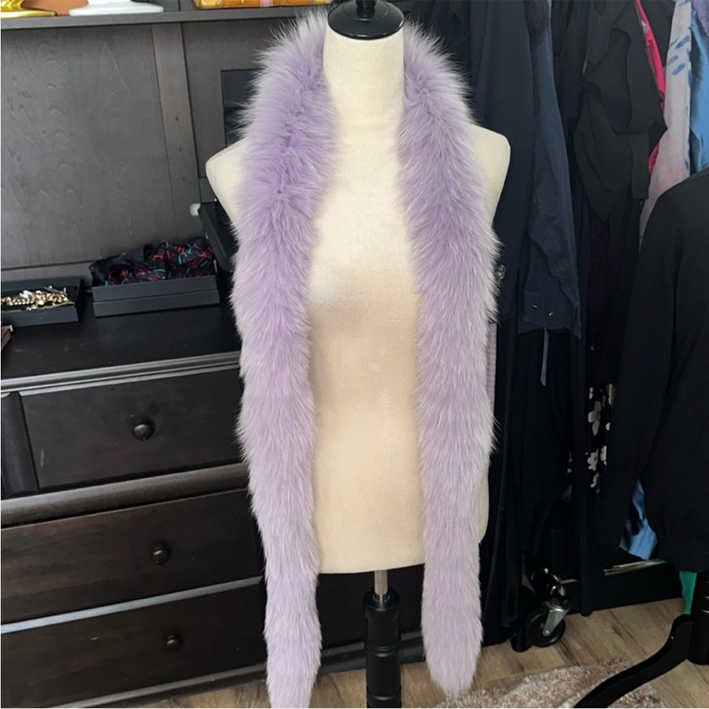 Lavender Fox Scarf